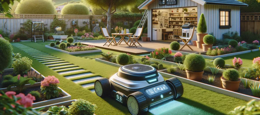 Maehroboter fuer kleine Gaerten: Einstellungen und Besonderheiten