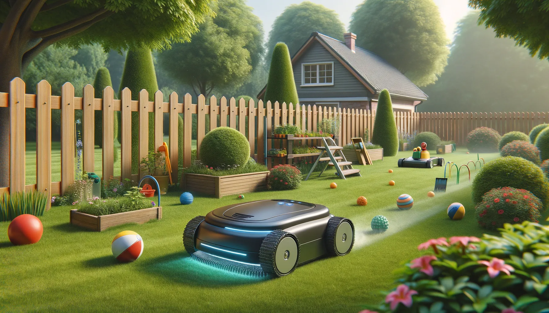 Hindernisse richtig einbinden: Maehroboter und Gartenzaeune sicher verbinden