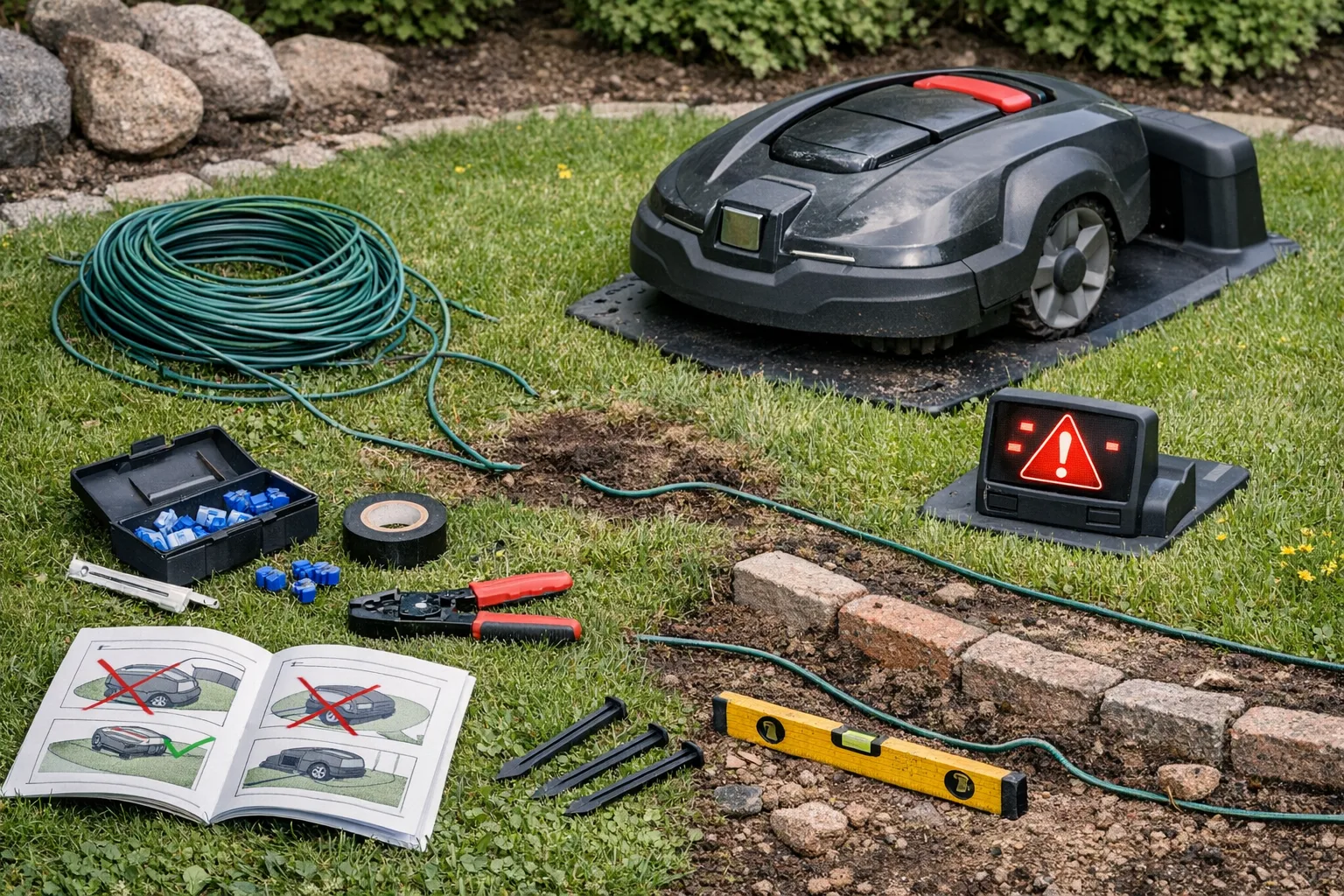 Haeufige Fehler bei der Maehroboter-Einrichtung und wie man sie vermeidet