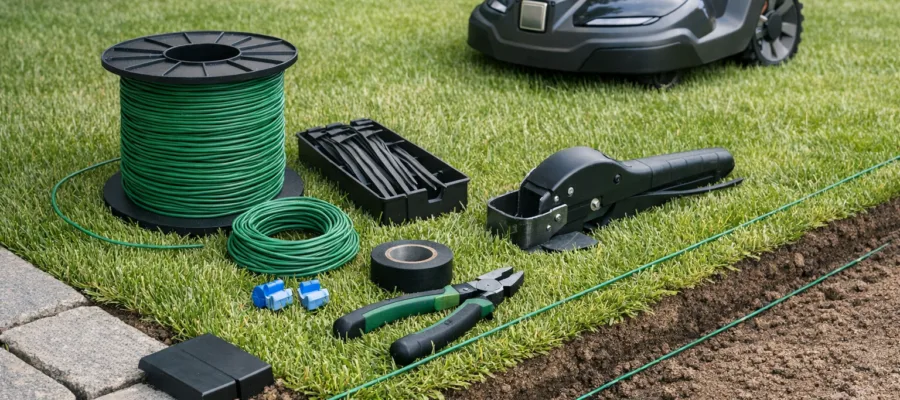 Maehroboter-Grenzkabel verlegen: Anleitung fuer optimale Rasenabdeckung