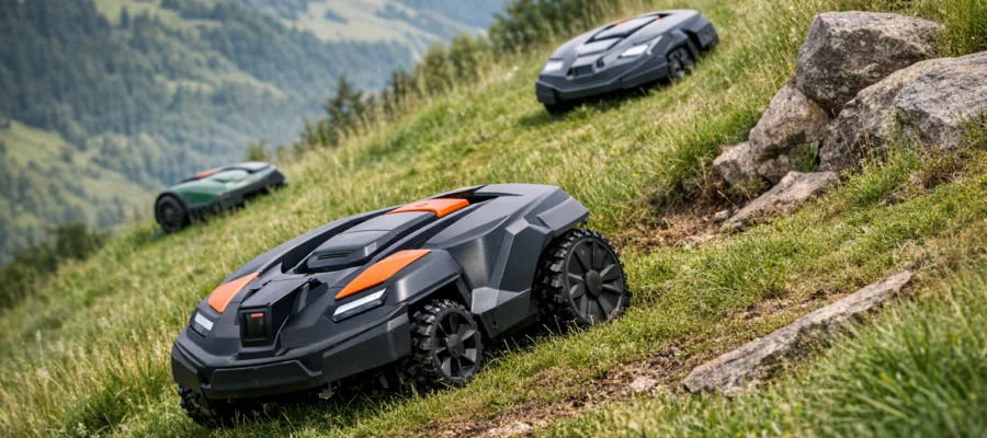 Maehroboter fuer Hanglagen: Welche Modelle eignen sich besonders gut?