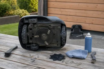 Mähroboter: Wartung, Pflege und einfache Reparatur